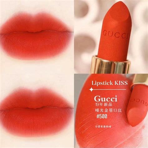 gucci matte 500|gucci lipstick.